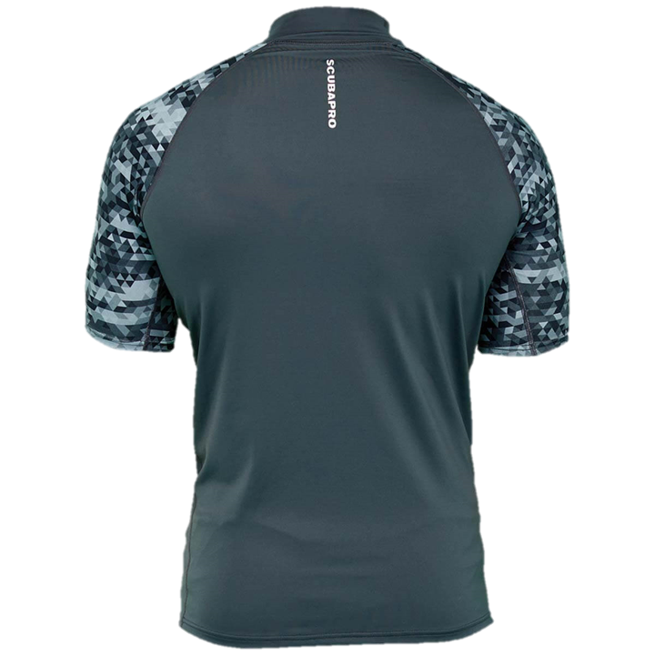 ScubaPro UPF 50 Men's Short Sleeve Rash Guard - Graphite