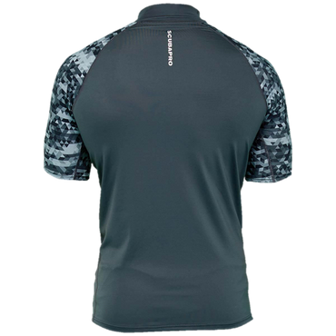 ScubaPro UPF 50 Men's Short Sleeve Rash Guard - Graphite