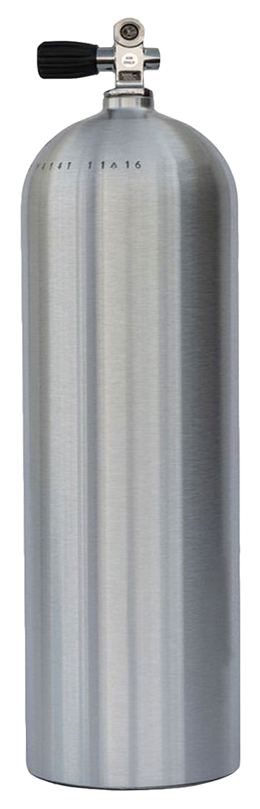 Metal Impact Aluminum 100 Cylinder Brushed No Coat