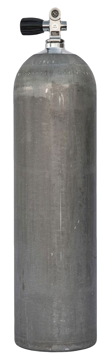 Metal Impact Aluminum 80 Cylinder Natural Finish