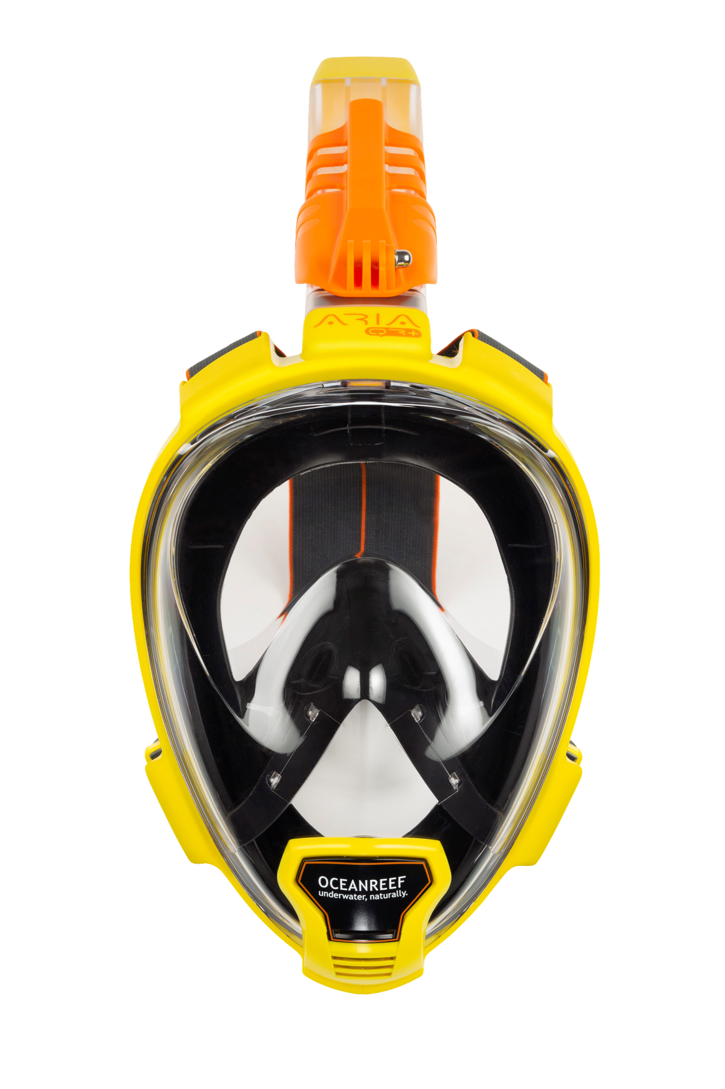 Ocean Reef Aria QR+ Full Face Snorkeling Mask - Yellow