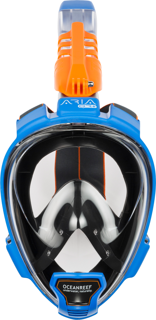 Oceanreef Aria QR+ Full Face Snorkel Mask Blue