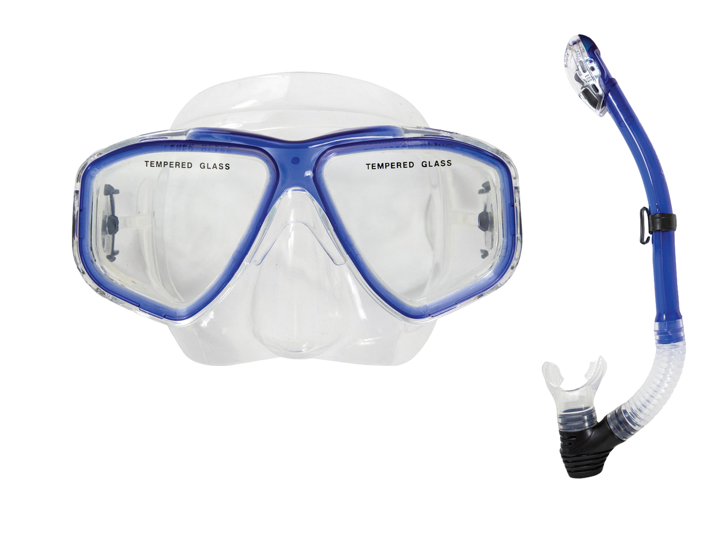 OceanWays Caribbean Mask & Snorkel Combo Blue