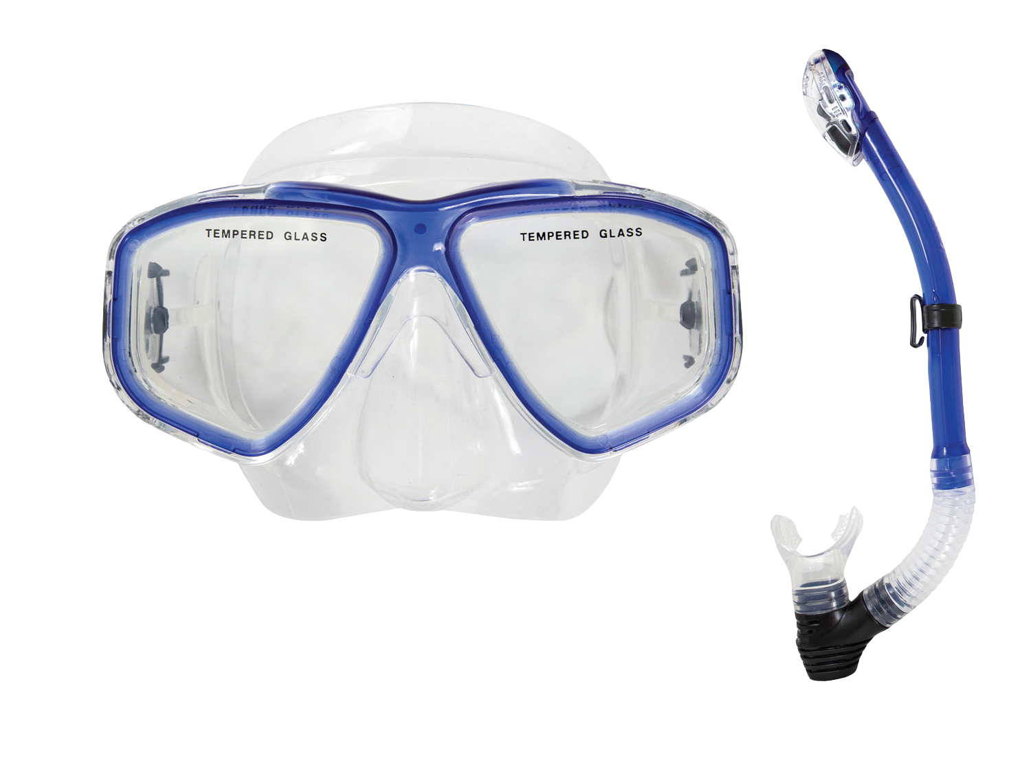 OceanWays Caribbean Mask & Snorkel Combo Blue