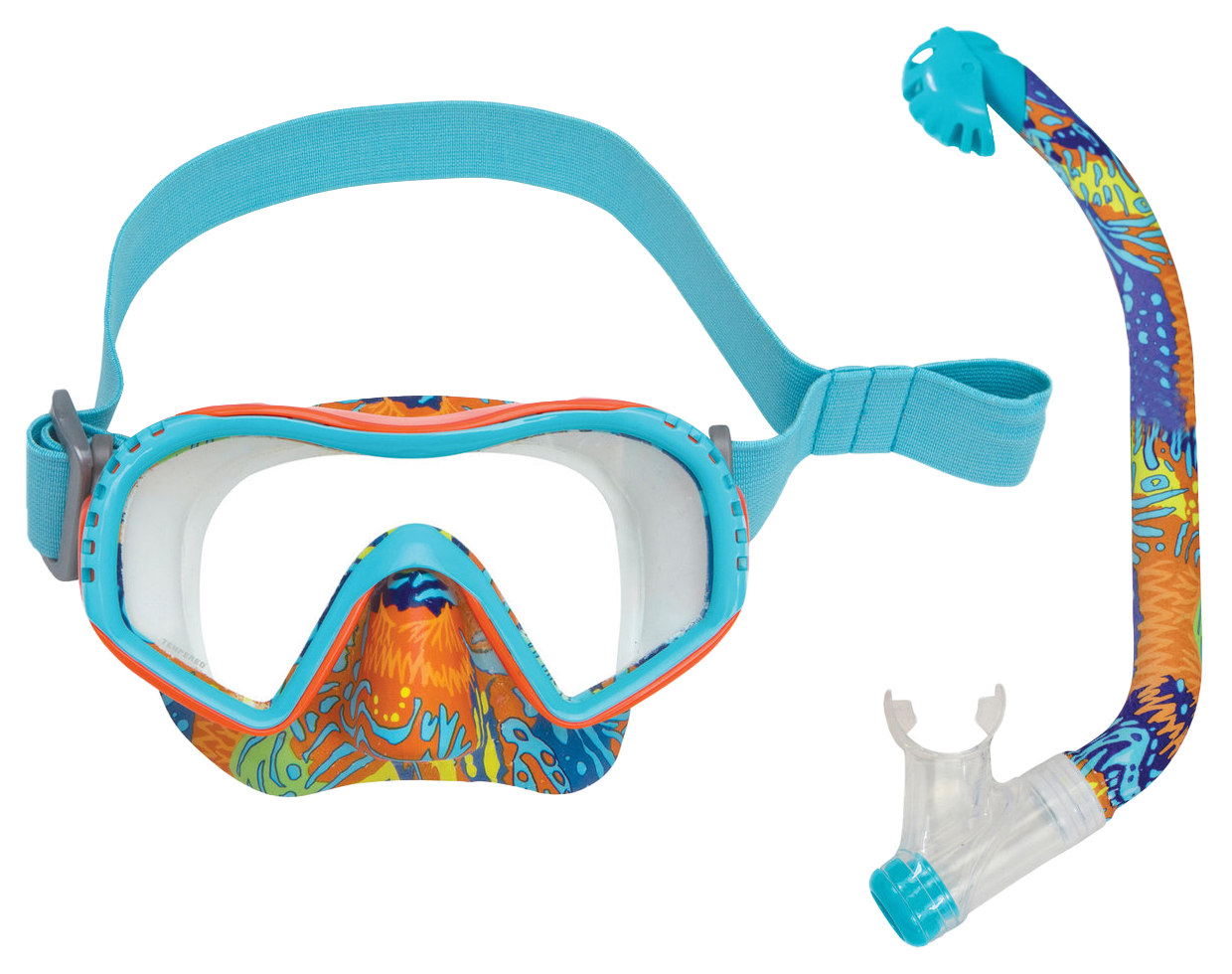 OceanWays Youth SeaLife Mask & Snorkel Combo Mandarin Fish