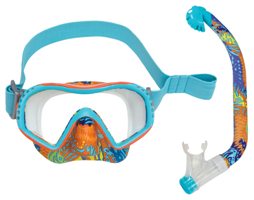 OceanWays Youth SeaLife Mask & Snorkel Combo Mandarin Fish