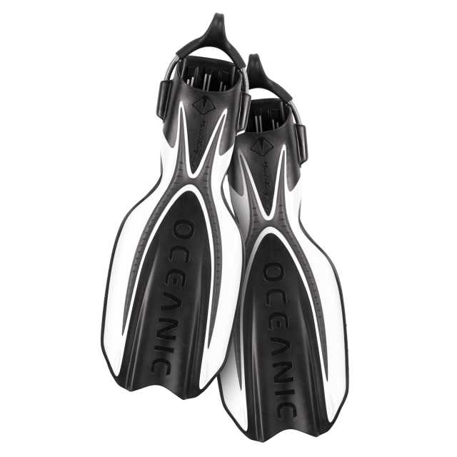 Oceanic Manta Ray Fins - White & Black