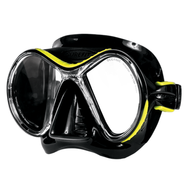 Oceanic OceanVu Mask - Black & Yellow