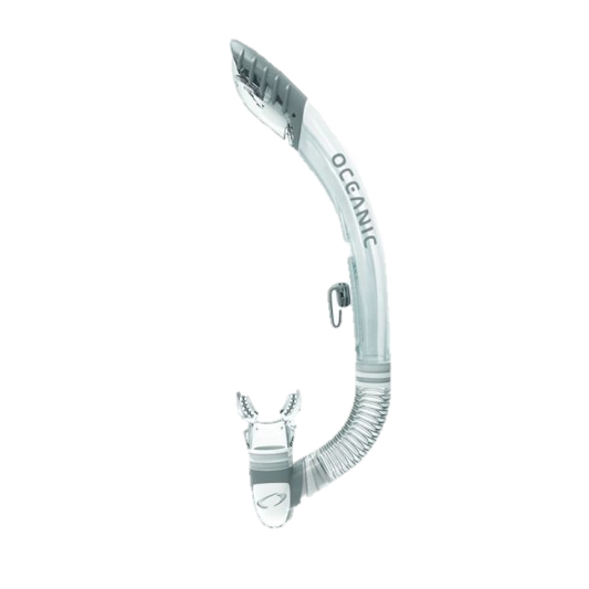 Oceanic Ultra Dry 2 Snorkel - Clear/Titanium