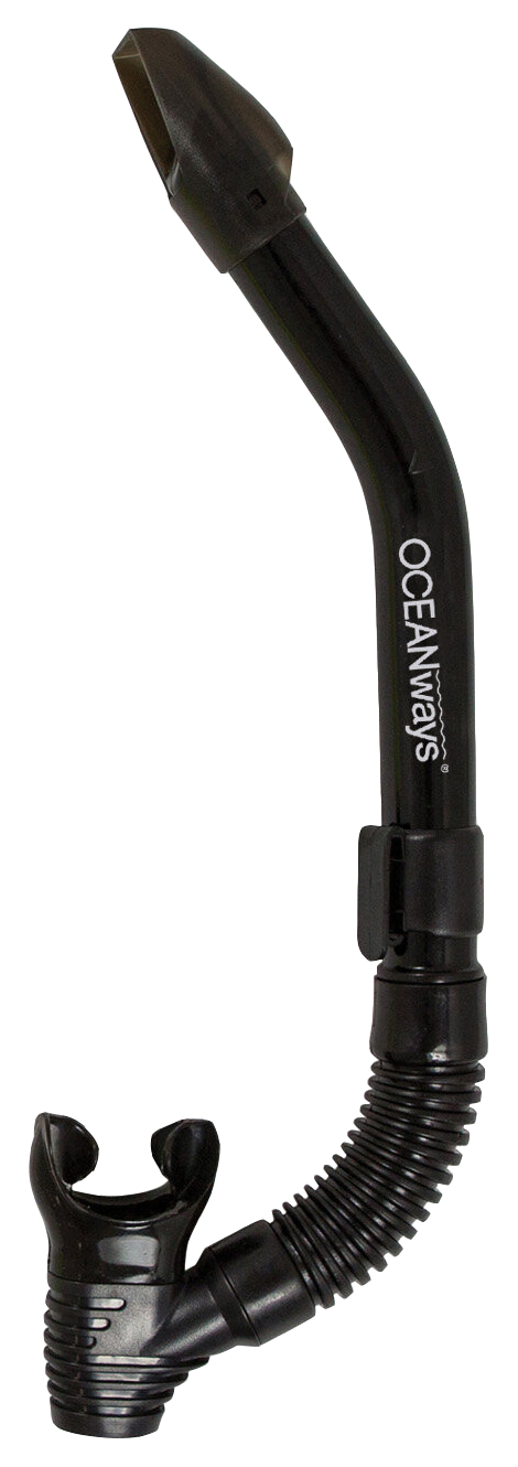 Oceanways Caribbean Snorkel Black/Black