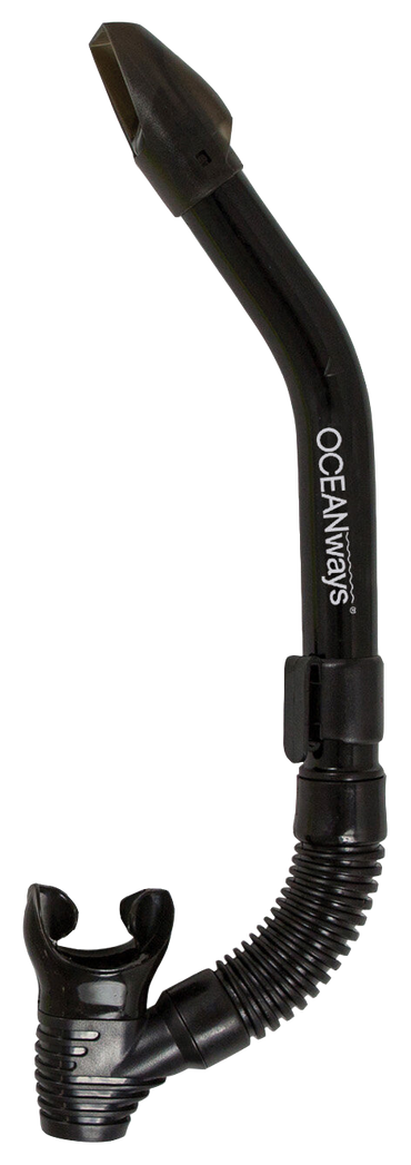 Oceanways Caribbean Snorkel Black/Black