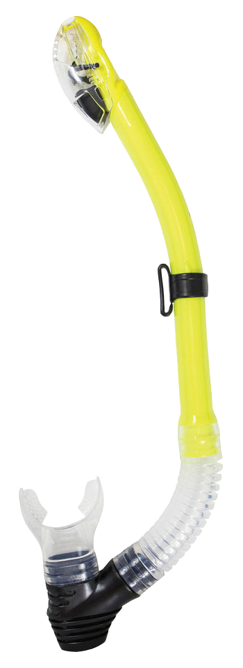 Oceanways Dry Snorkel Yellow