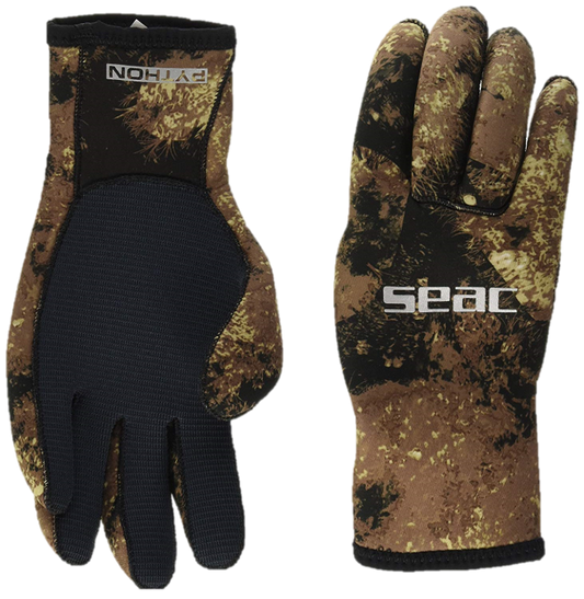 SEAC Python 3.5mm Scuba Diving Gloves, Camo