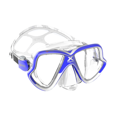 Mares X-Vision Mid 2.0 Mask - White & Blue