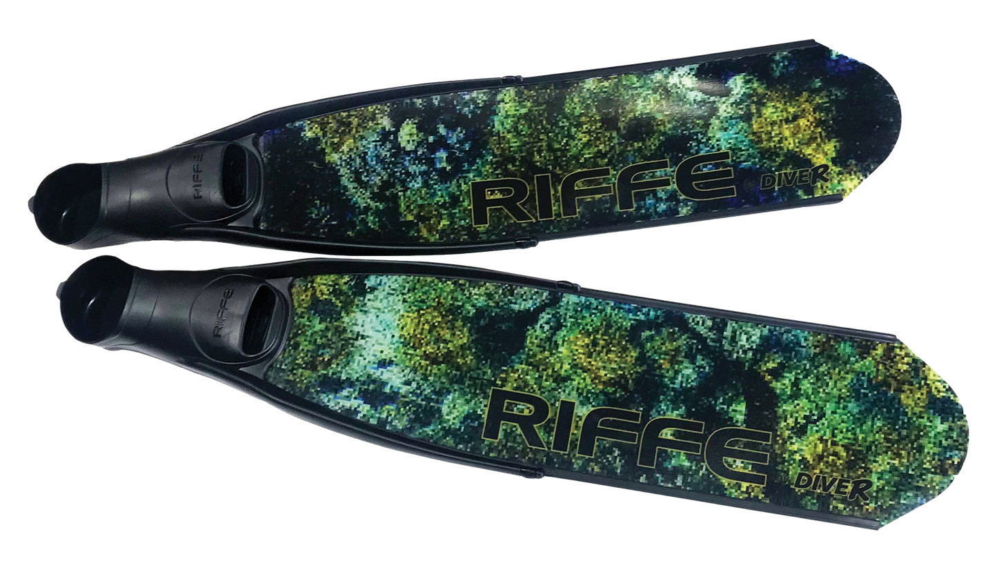 Riffe By DiveR Digi-Tek Composite Carbon Fiber Fin Blades - Medium Stiffness