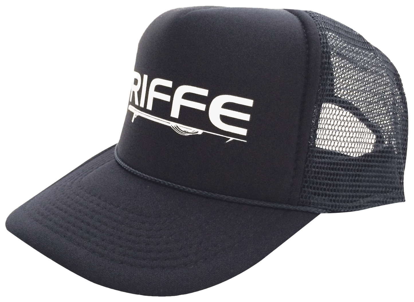 Riffe Gunner Foam Trucker Hat Black