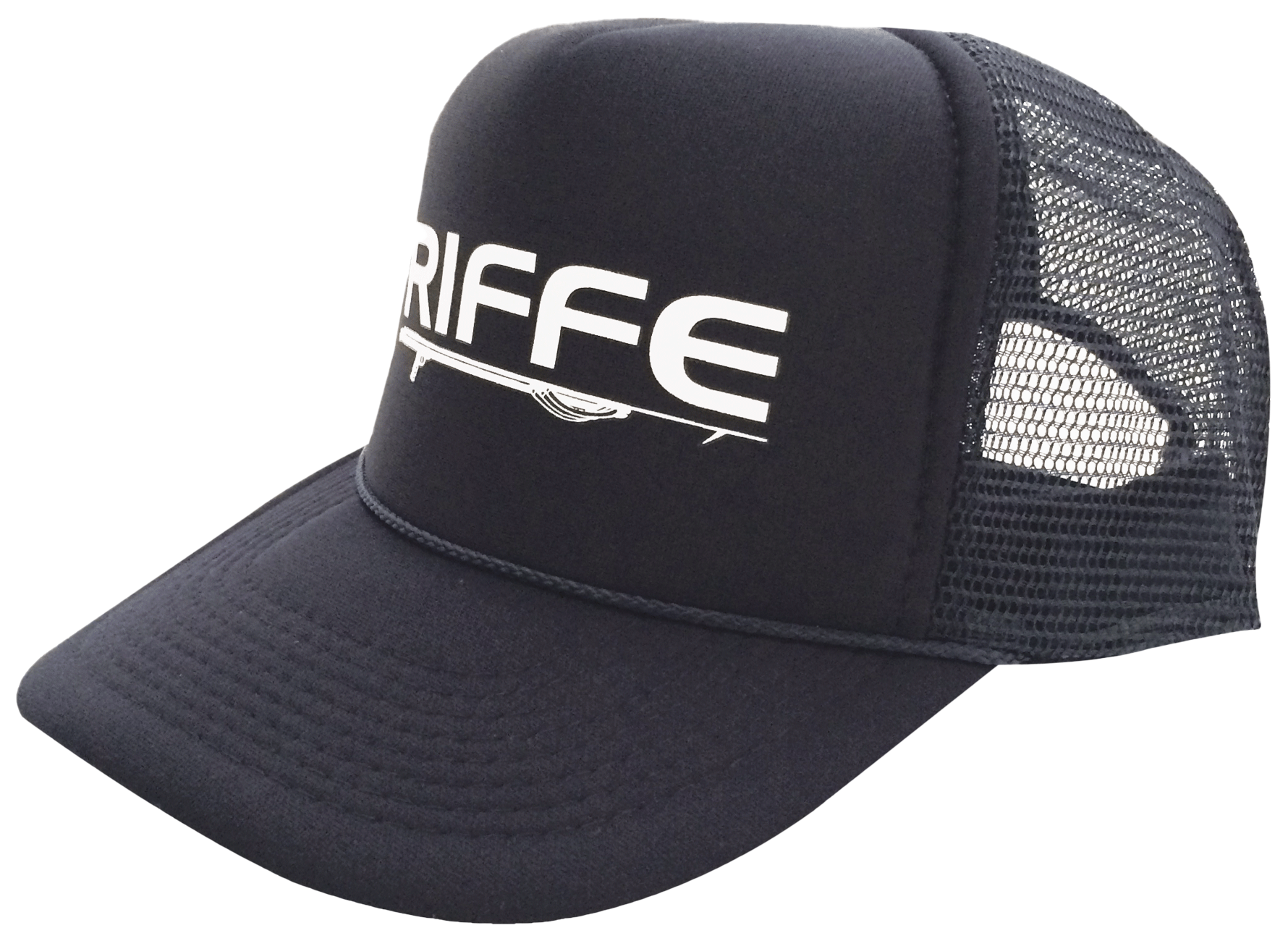 Riffe Gunner Foam Trucker Hat Black