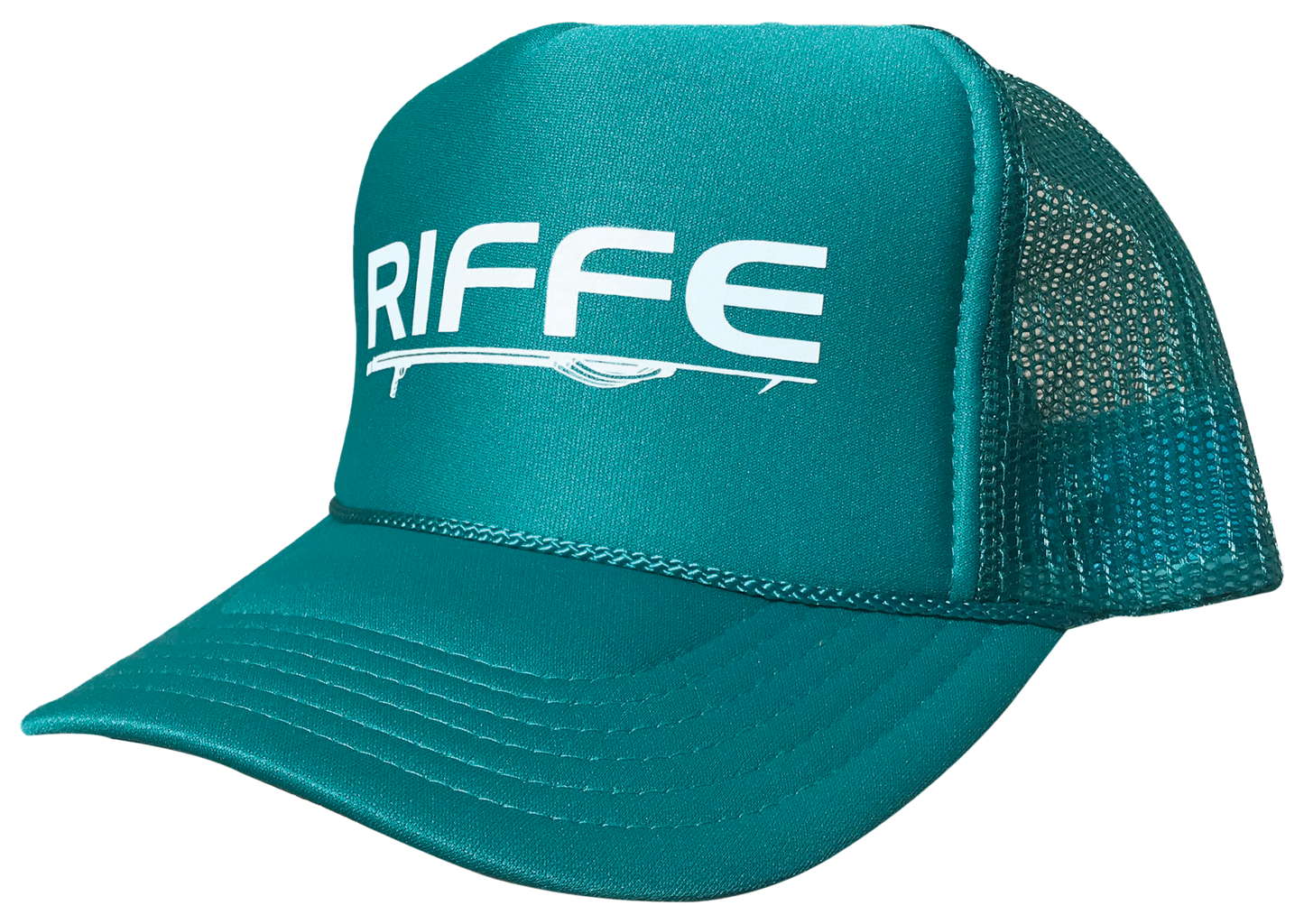 Riffe Gunner Foam Trucker Hat Jade