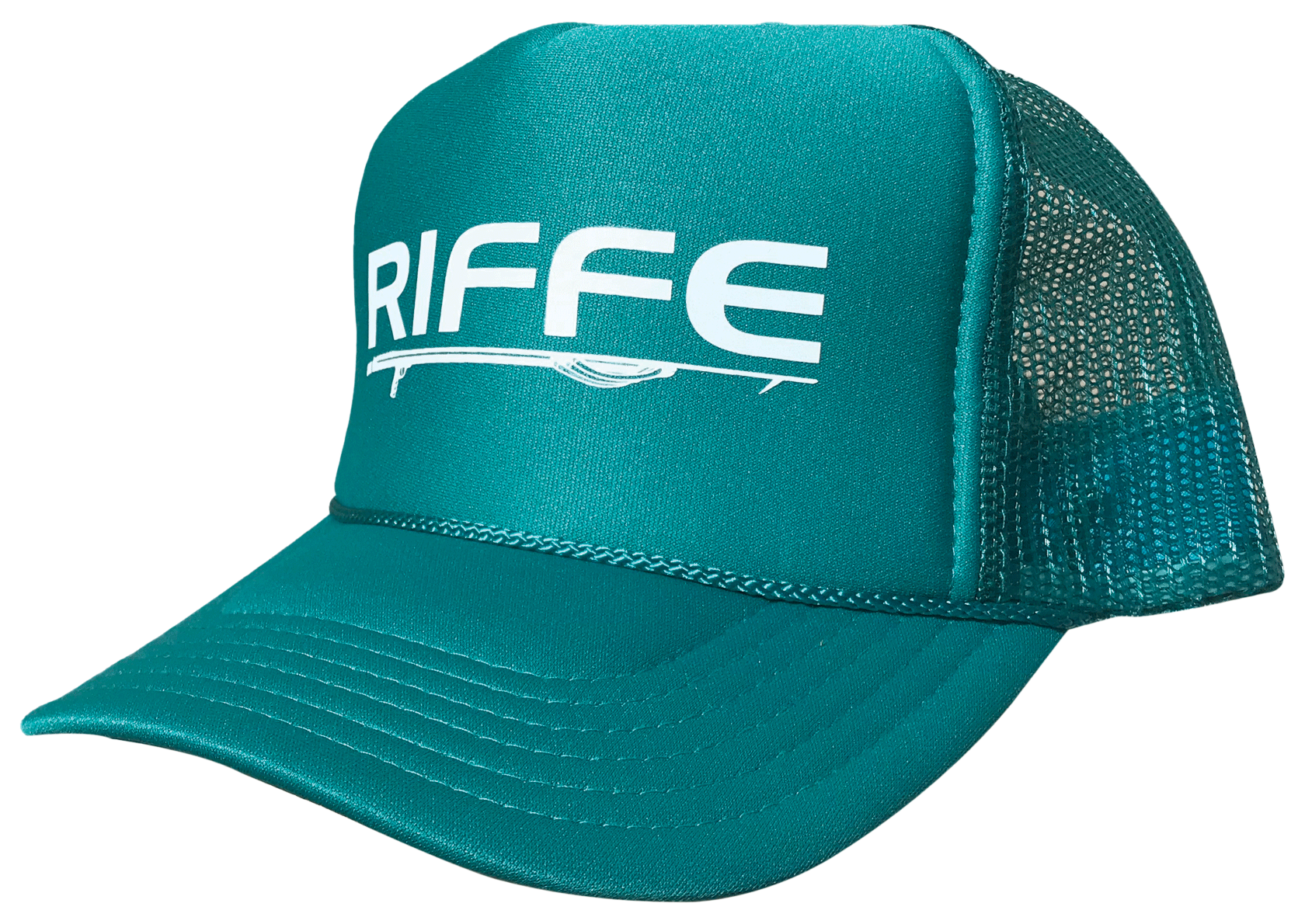 Riffe Gunner Foam Trucker Hat Jade