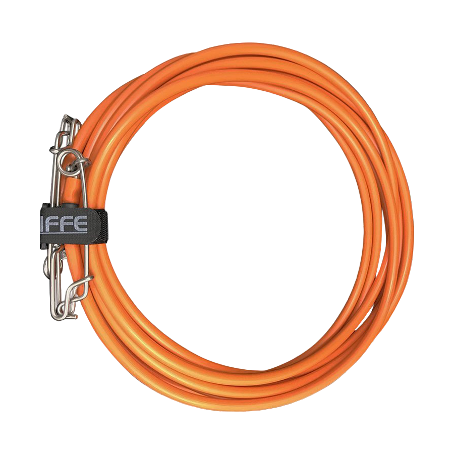 Riffe Heavy Duty Vinyl Float Line Assembly - Safety Orange