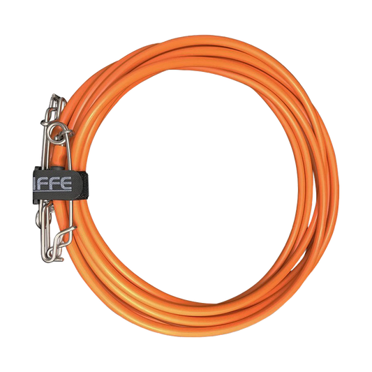 Riffe Heavy Duty Vinyl Float Line Assembly - Safety Orange