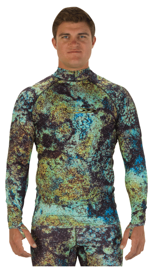 Riffe Non-Hood Lycra Rash Guard Top (Non-HoodLong Sleeve)