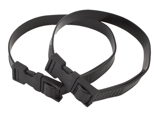 Riffe Rubber Leg Straps With Buckles