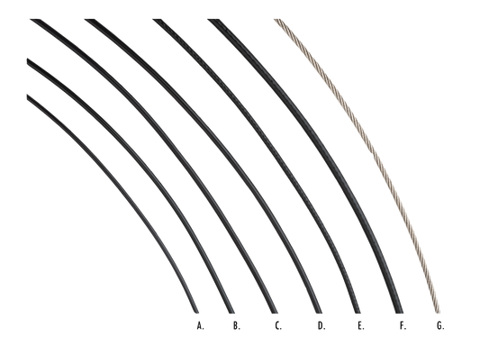 Riffe Shooting Line - Monofilament and Cable (100ft Rolls)