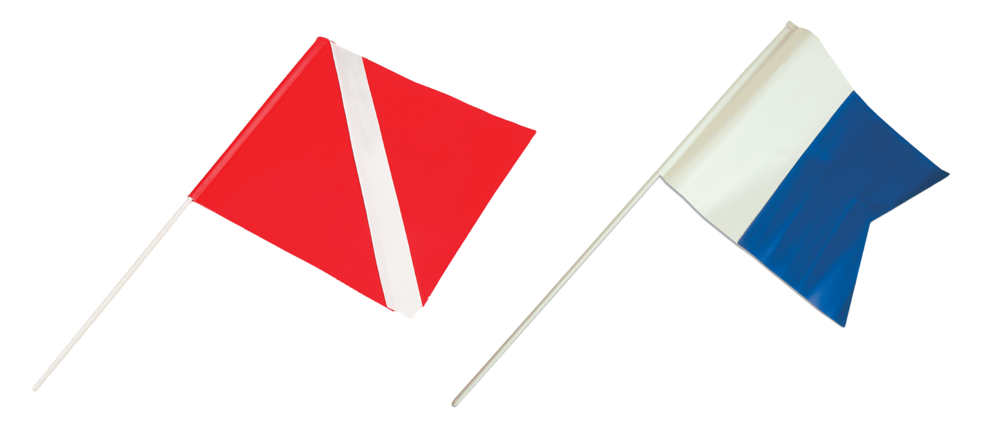 Riffe Torpedo Float Flag With Pole