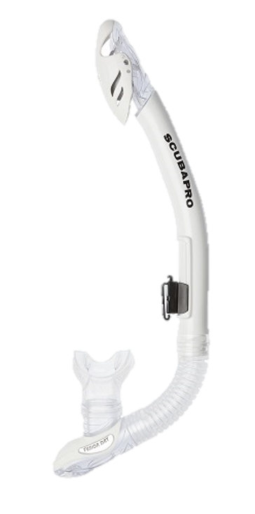 ScubaPro Fusion Dry Snorkel - White