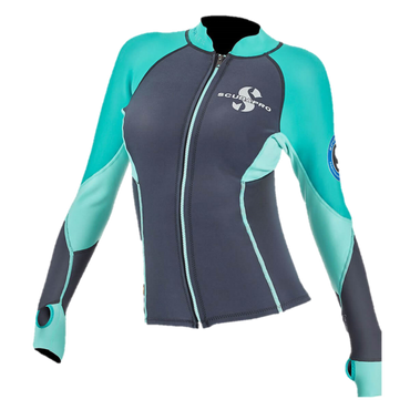 ScubaPro Everflex 1.5 Womens Long Sleeve Caribbean Teal