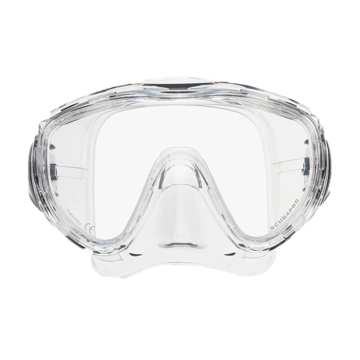 ScubaPro Flux Mask Clear with Clear Skirt