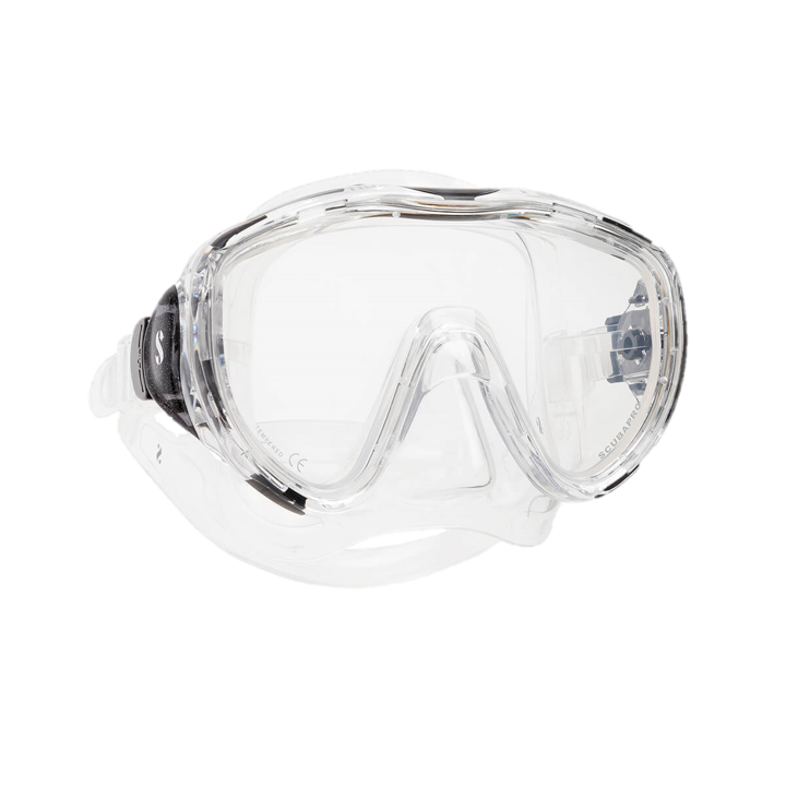 ScubaPro Flux Mask Clear with Clear Skirt Front