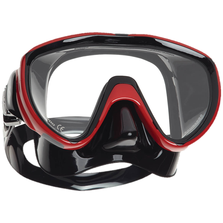 ScubaPro Flux Mask Metallic Red with Black Skirt