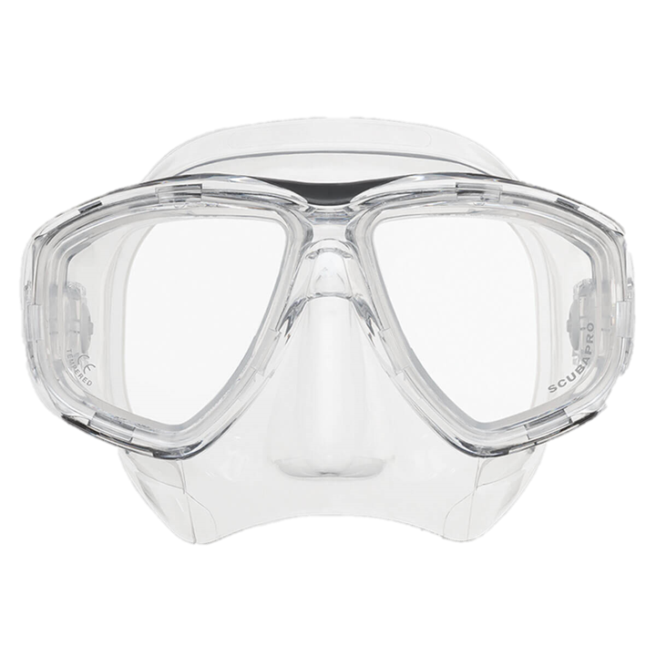 ScubaPro Flux Twin Clear with Clear Skirt