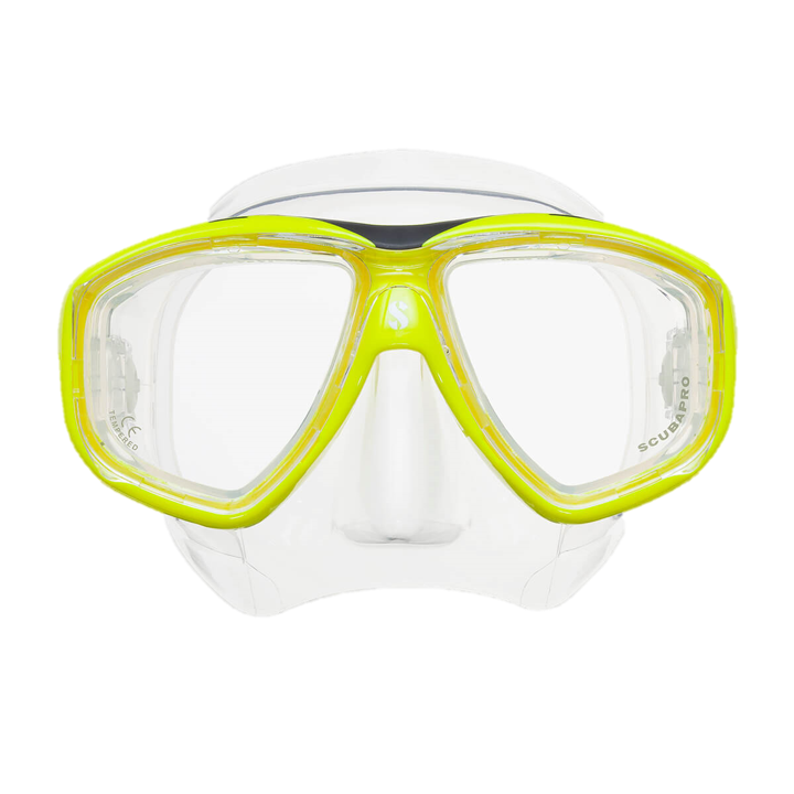 ScubaPro Flux Twin Yellow with Clear Skirt