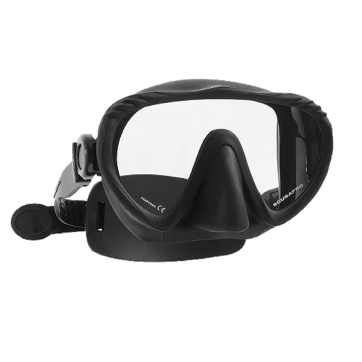 ScubaPro Ghost Mask with EZ Strap Black