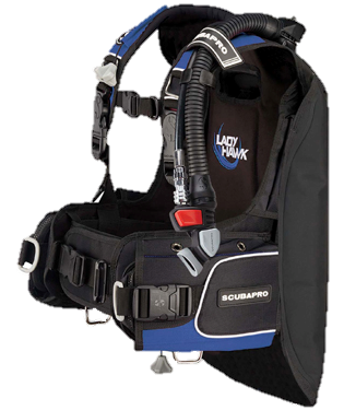 ScubaPro Ladyhawk BCD w/BPI - Black & Blue