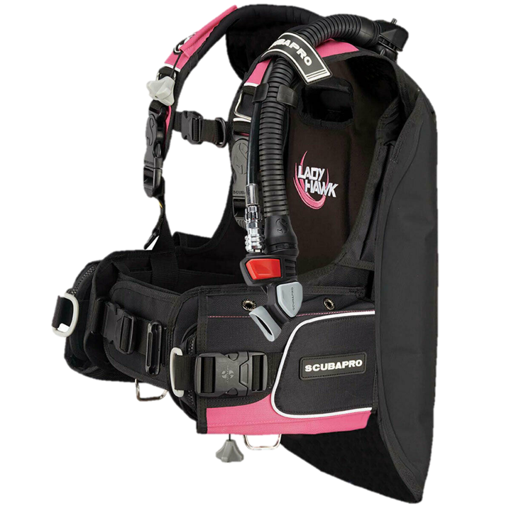 ScubaPro Ladyhawk BCD w/BPI - Black & Pink