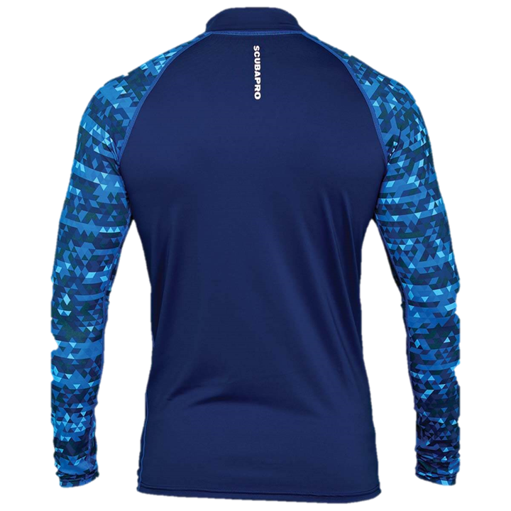 ScubaPro UPF 50 Men's Long Sleeve Rash Guard - Blue