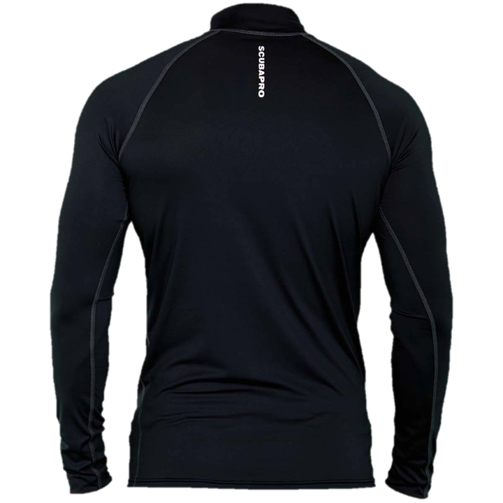 ScubaPro UPF 50 Men's Long Sleeve Rash Guard - Black