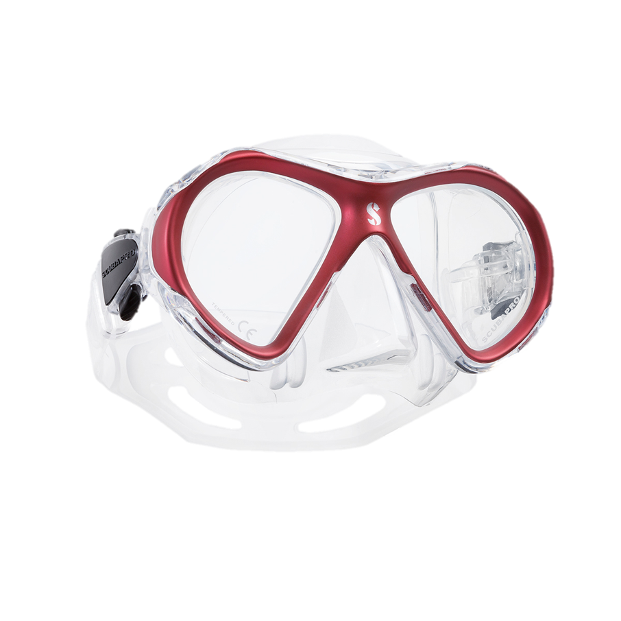 ScubaPro Spectra Mini Red with Clear Skirt