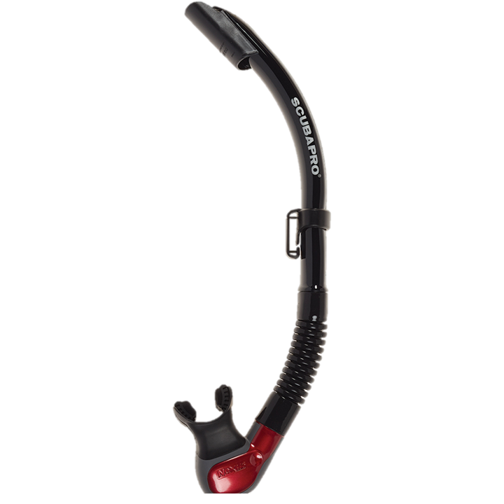 ScubaPro Nexus Black Metallic Red Snorkel