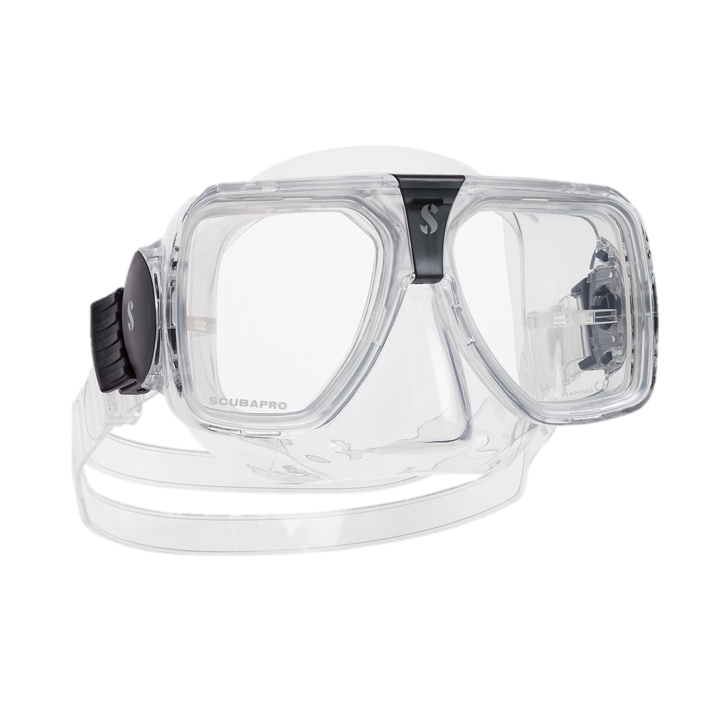 ScubaPro Solara Dive Mask Clear Gray with Clear Skirt