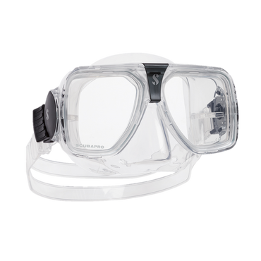 ScubaPro Solara Dive Mask Clear Gray with Clear Skirt