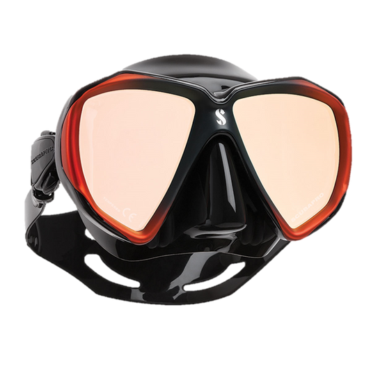 ScubaPro Spectra with Mirrored Lens Bronze Black with Black Skirt