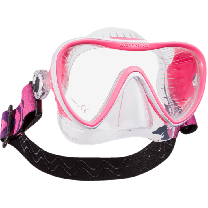 ScubaPro Synergy 2 Twin Clear Pink with Clear Skirt