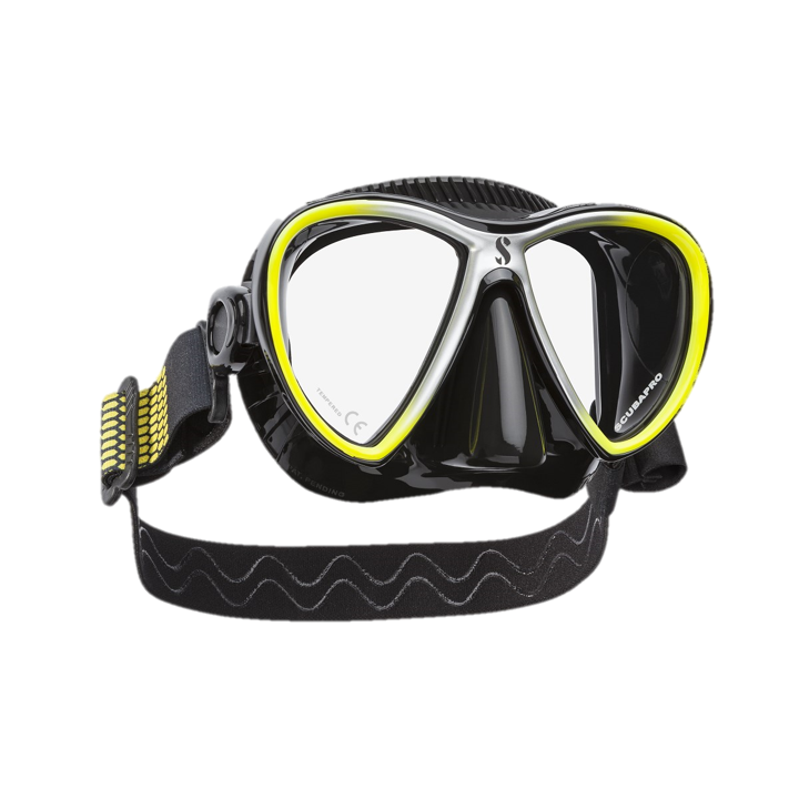 ScubaPro Synergy Twin Black Yellow Silver with Black Skirt