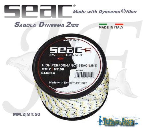 Seac Dyneema Spearfishing Line 2mm - 50m