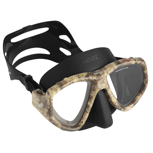 Seac Mask One Combat Silicone Black Camo